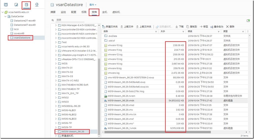 理解vSAN中的磁盘空间占用