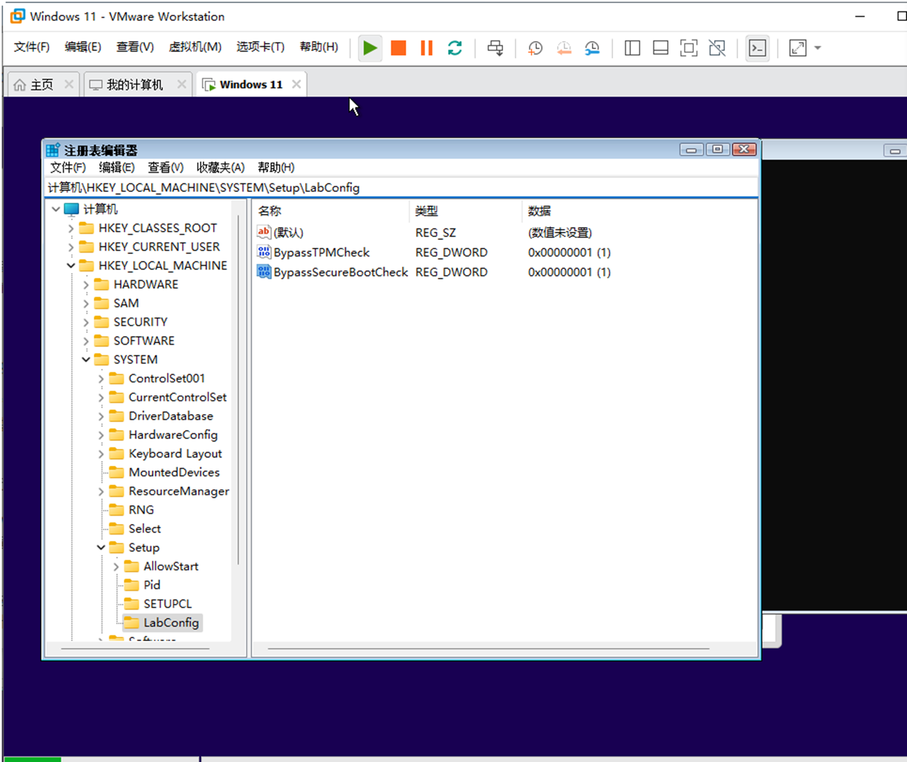 全新安装Windows 11跳过TPM检查