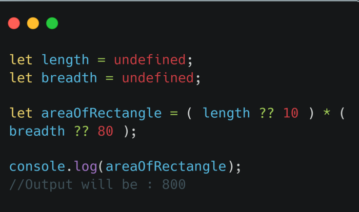 #私藏项目实操分享# 谈谈 JavaScript 中的空值合并操作符 Nullish coalescing operator