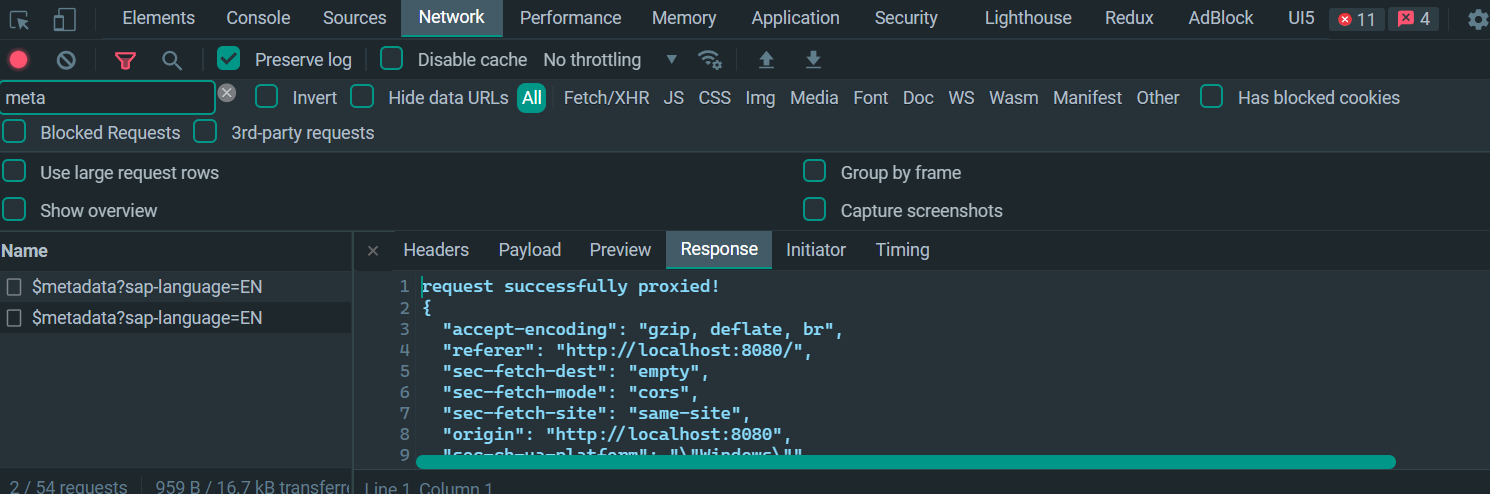 #yyds干货盘点# 使用 http-proxy 代理 SAP UI5 应用发起的 HTTP 请求