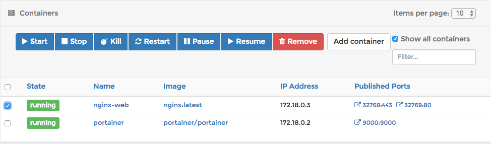 Docker Swarm 部署界面 UI Portainer