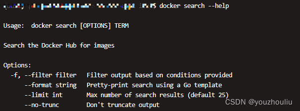 docker 命令详解（二十五）：search