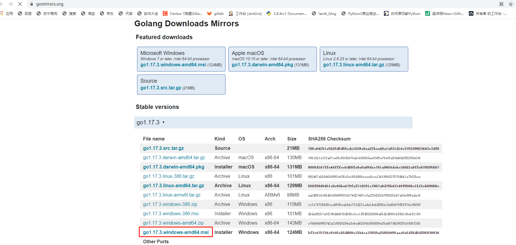 Golang（2）win10下安装Go语言