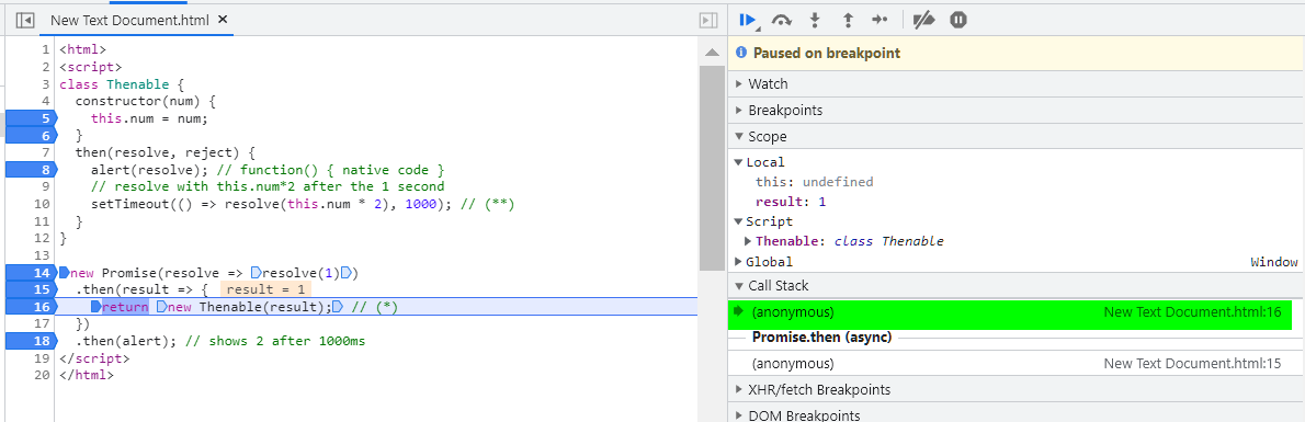 JavaScript 在 Promise.then 方法里返回新的 Promise