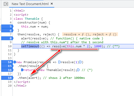 JavaScript 在 Promise.then 方法里返回新的 Promise