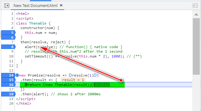 JavaScript 在 Promise.then 方法里返回新的 Promise