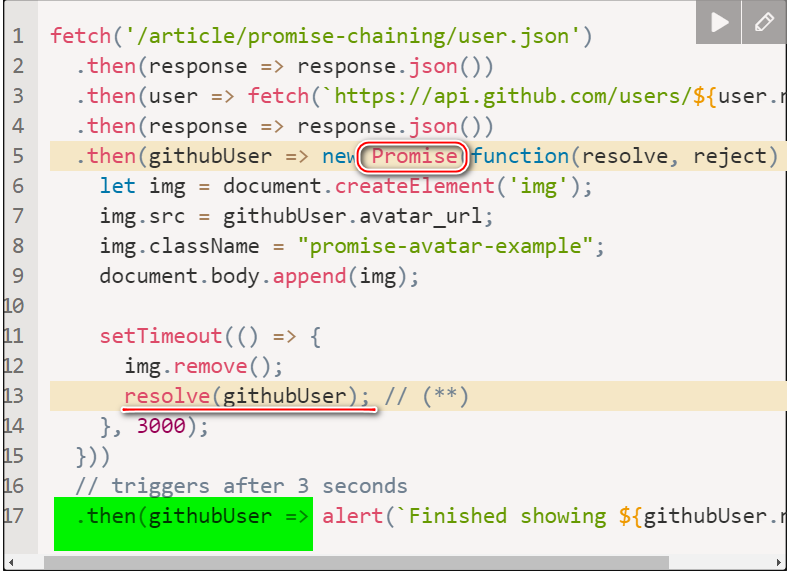 使用 JavaScript Promise 读取 Github 某用户的数据