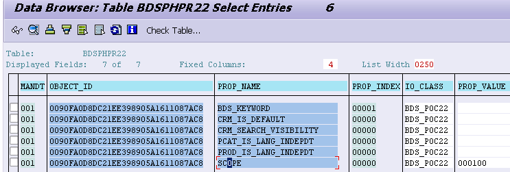 使用代码读取SAP CRM product的所有属性