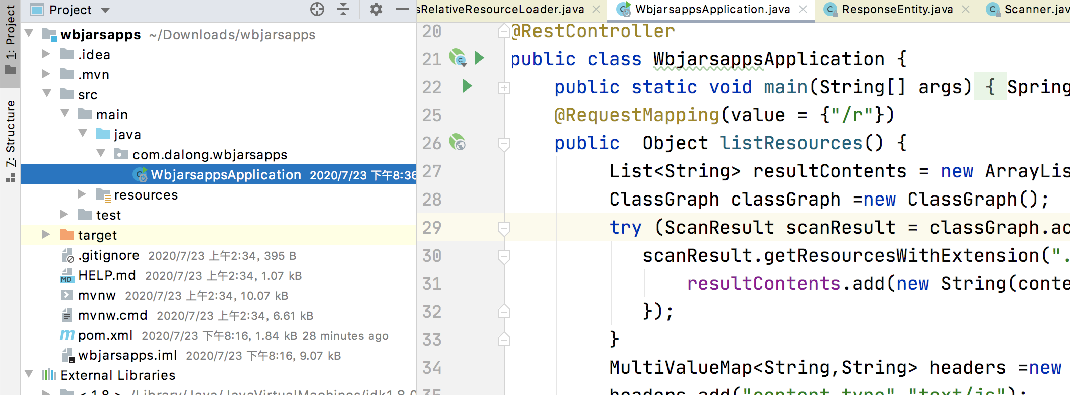 使用ClassGraph 读取webjars 资源文件的内容