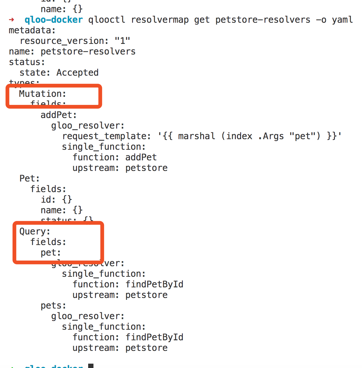 QLoo graphql engine 学习一 基本试用(docker&&docker-compose)