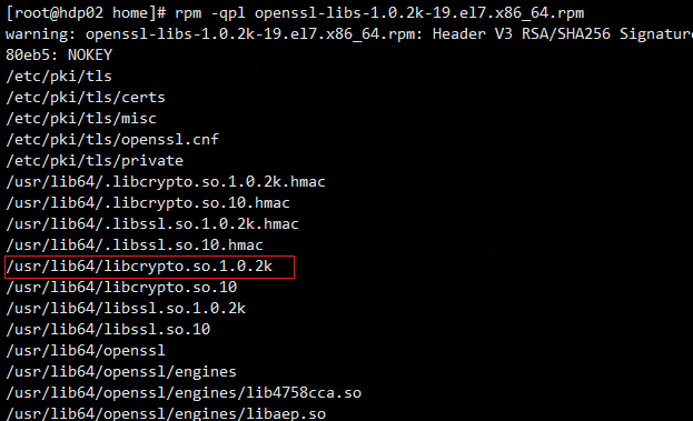 ImportError: /lib64/libcrypto.so.10: version `OPENSSL_1.0.2‘ not found 或者/lib64/libcrypto.so.10