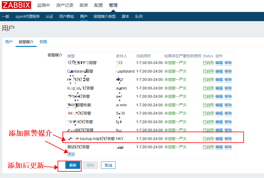 zabbix 进程监控和配置钉钉告警、自定义Key