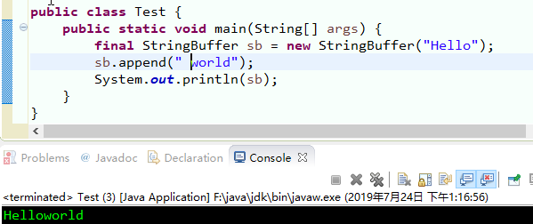 Java关键字final学习（变量、方法、类，final域重排序语义介绍）