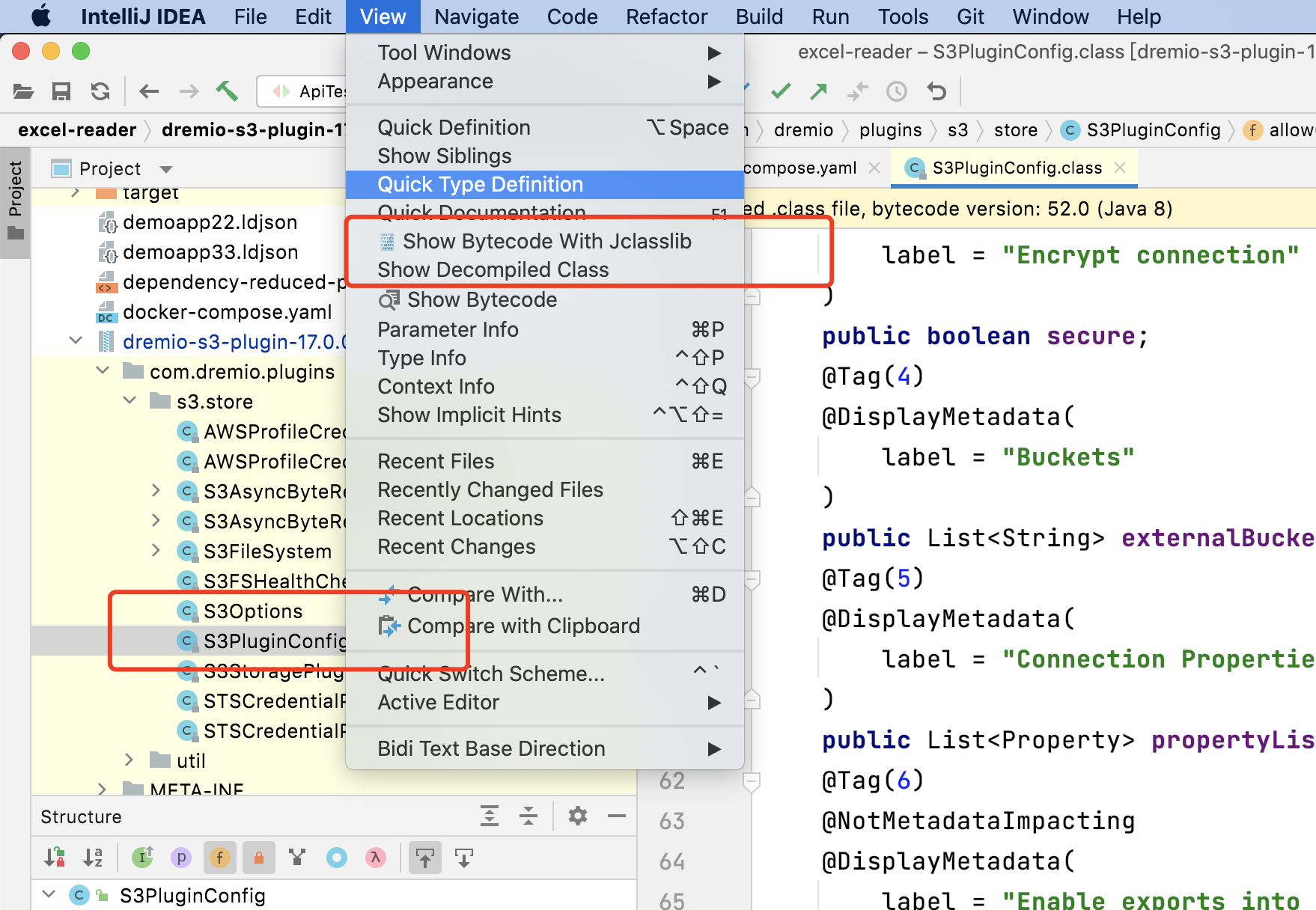 通过字节码修改解决dremio 17 以及以上版本s3 plugin 不能create table 问题