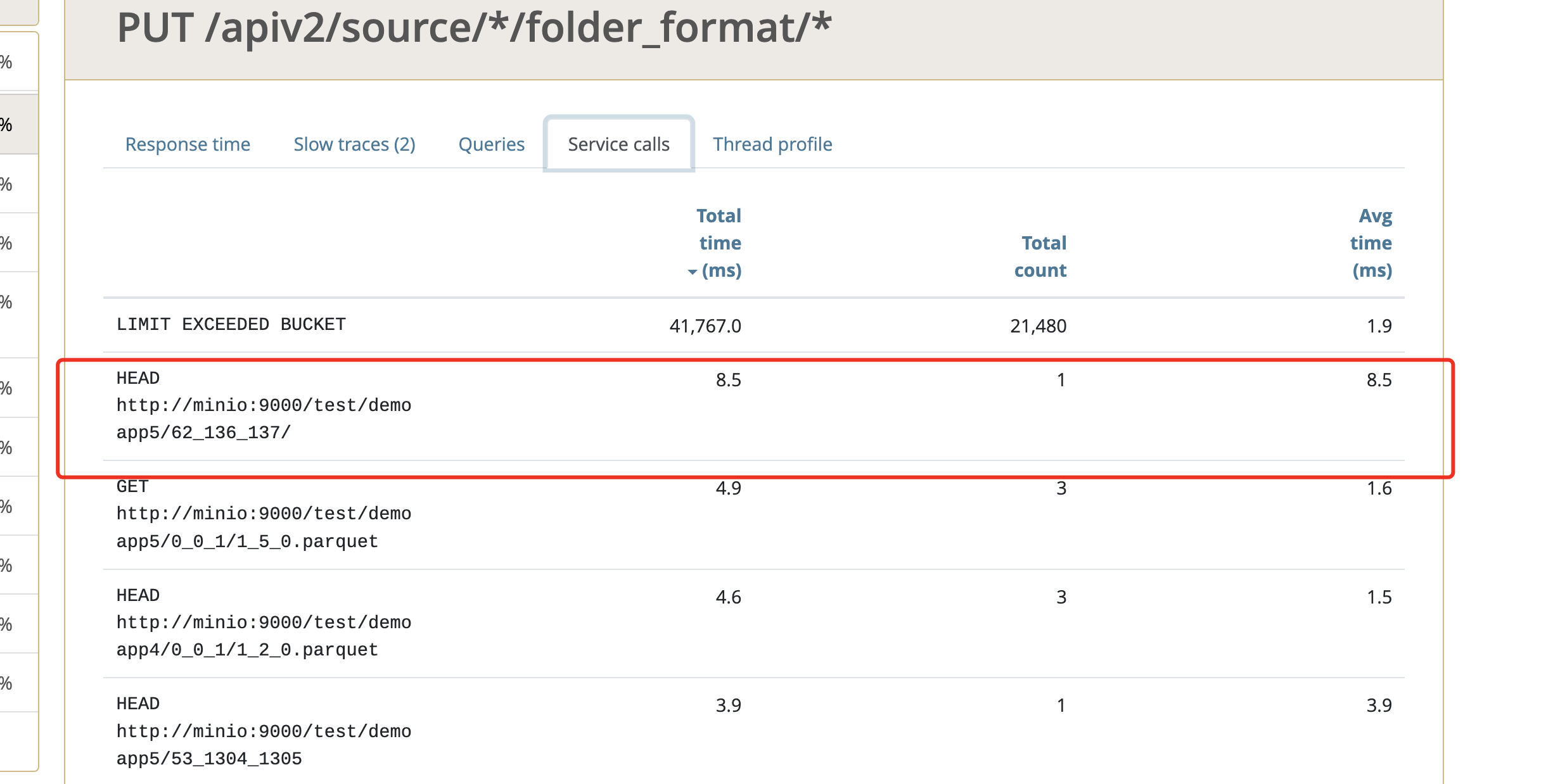 使用glowroot apm分析dremio 调用