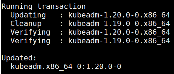 kubeadm升级K8s集群1.19.0到V1.20.0