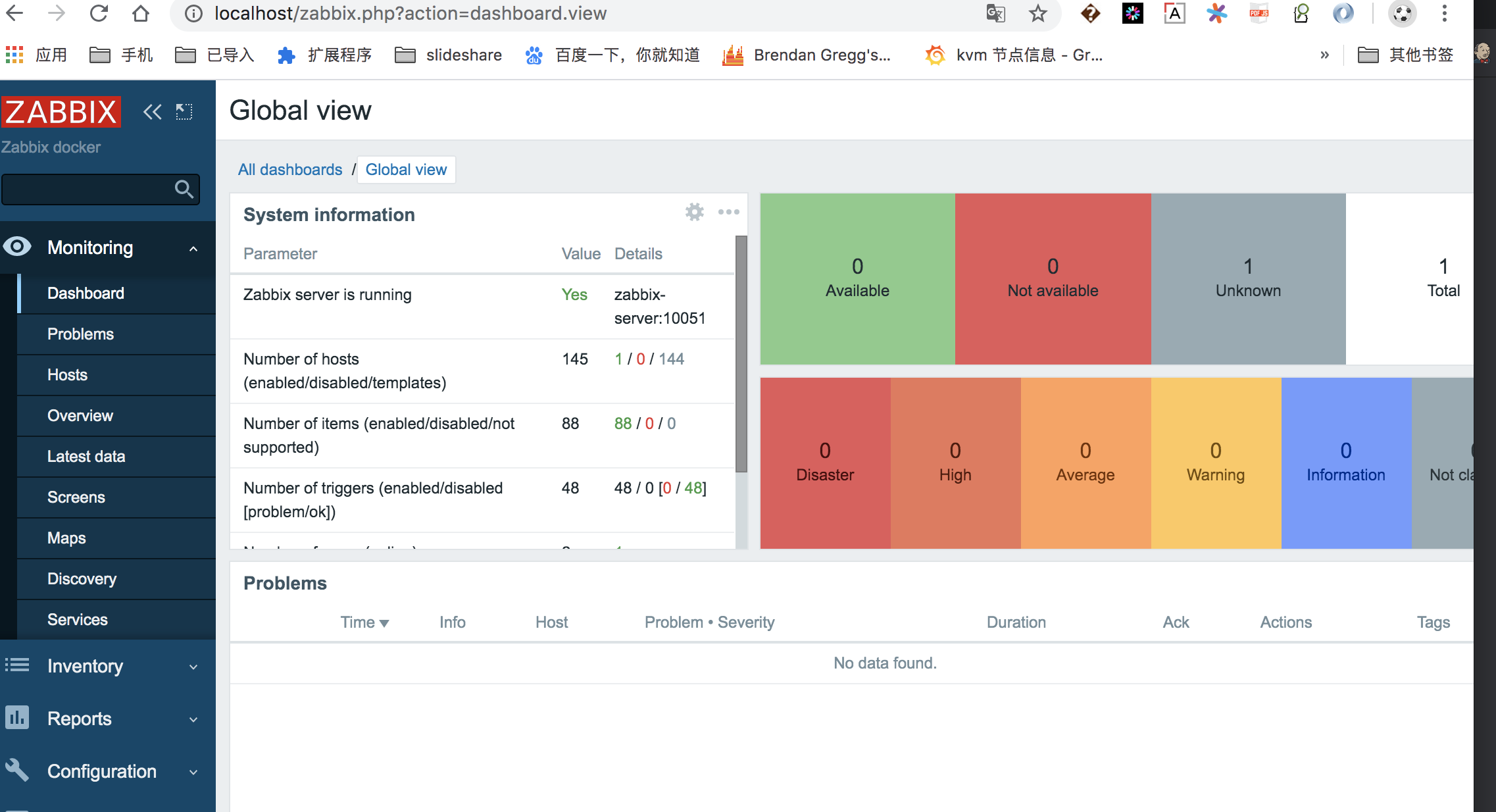 zabbix docker-compose 运行配置