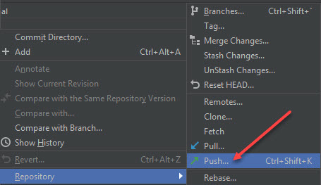 IntelliJ IDEA 创建 Git 分支并且 Push 到远程