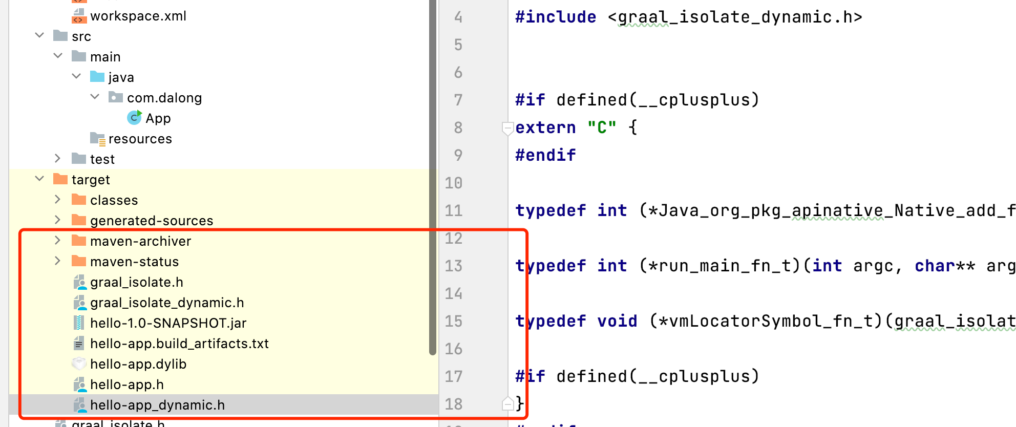 使用graalvm native-image 快速暴露jar 代码为native 共享库