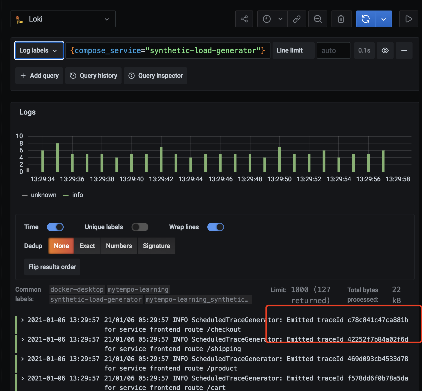 grafana tempo 分布式追踪框架学习试用