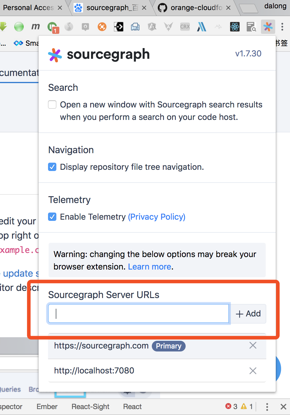 sourcegraph 方便的代码查看工具