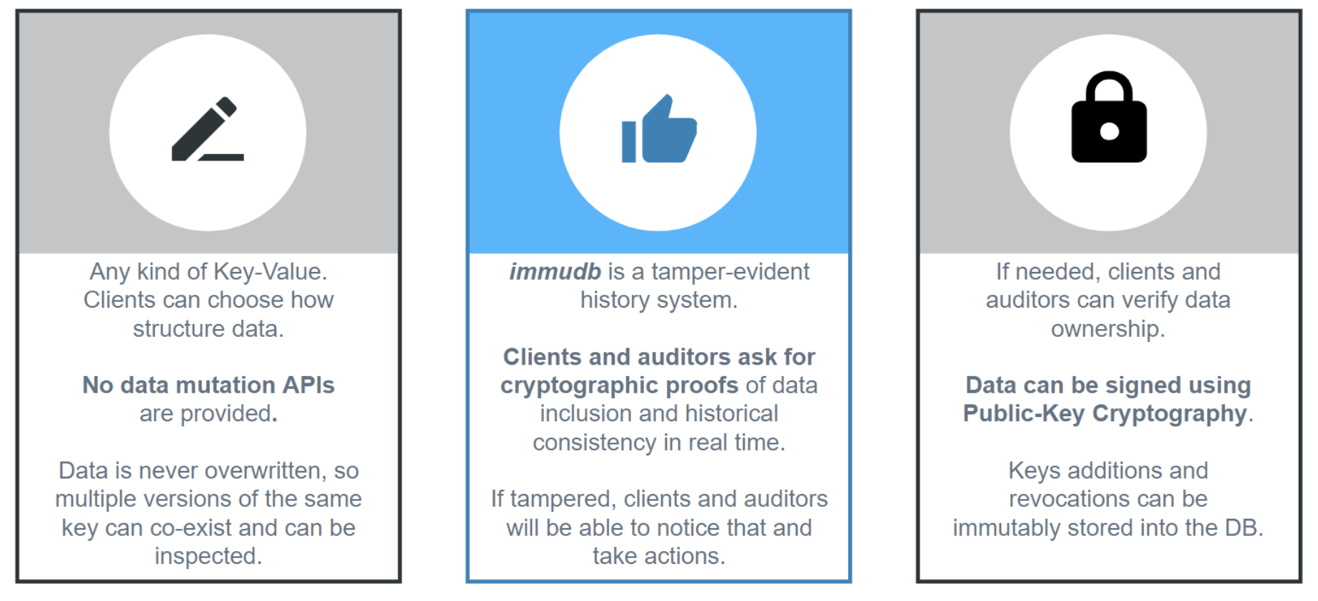 immudb 轻量级高速的不可变数据库