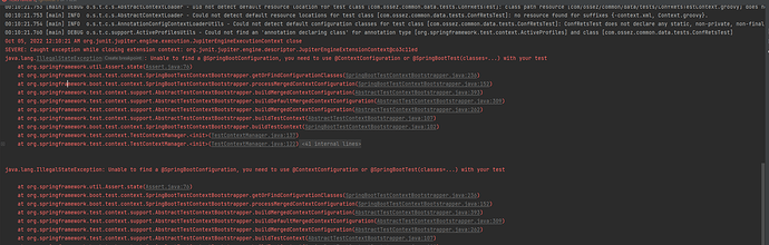 Spring 测试运行的时候提示 Unable to find a @SpringBootConfiguration 错误