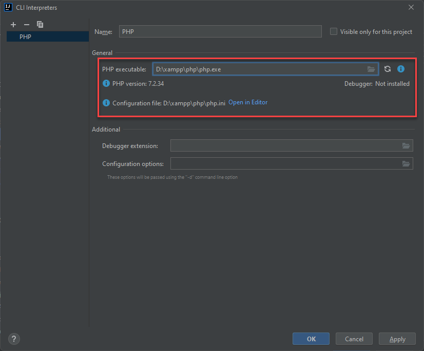 IntelliJ IDEA Ultimate 配置 PHP 拦截器