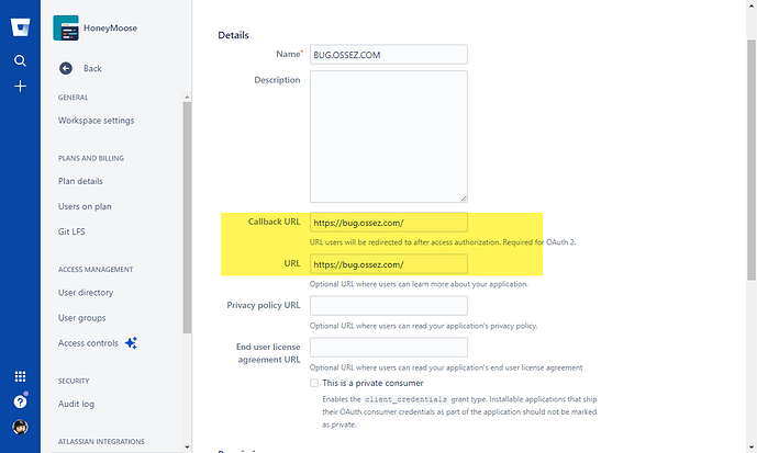 JIRA 如何连接到云平台的 bitbucket
