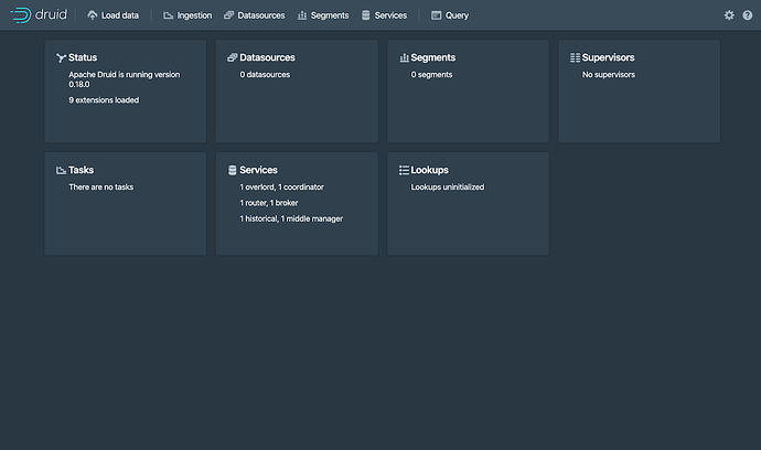 从 Docker 中安装启动 Druid