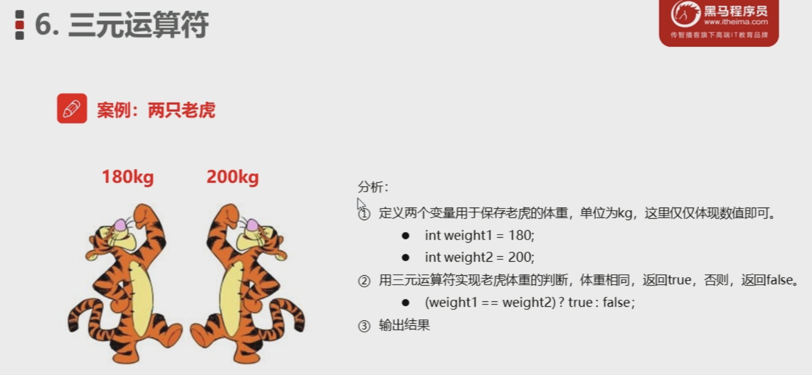 Java学习之算术运算符两只老虎