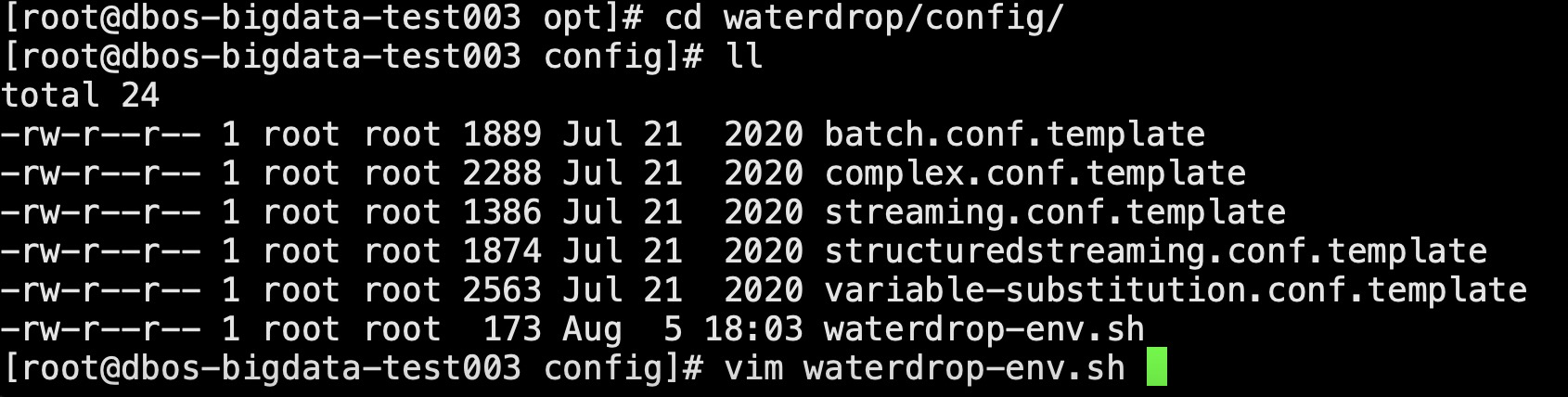 CDH6.3.0安装配置waterdrop1.5.1local和yarn提交