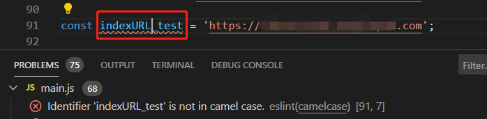 Identifier * is not in camel case - 代码规范性问题