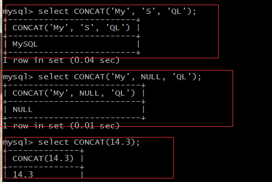 mysql函数