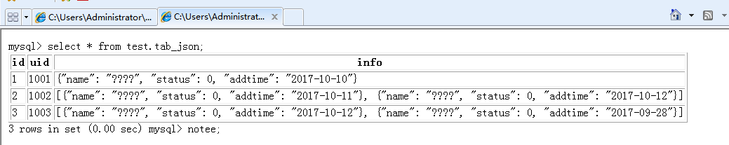 MySQL输出html格式文件