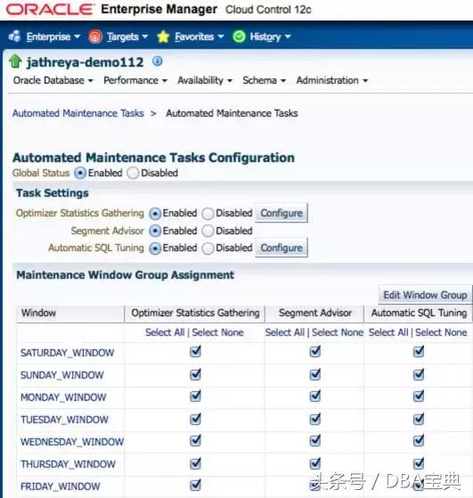 Oracle 12c数据库优化器统计信息收集的最佳实践