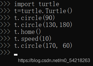 python turtle module 总结一（基本）