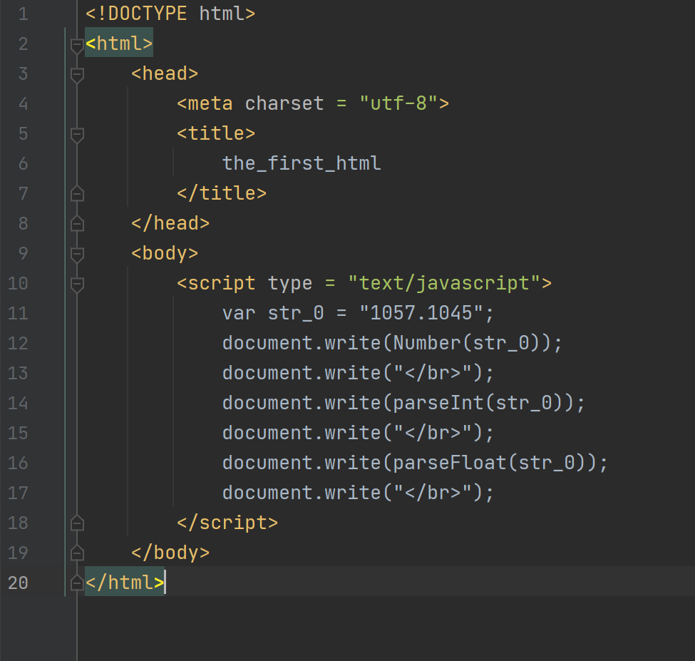 JavaScript简明教程-----01