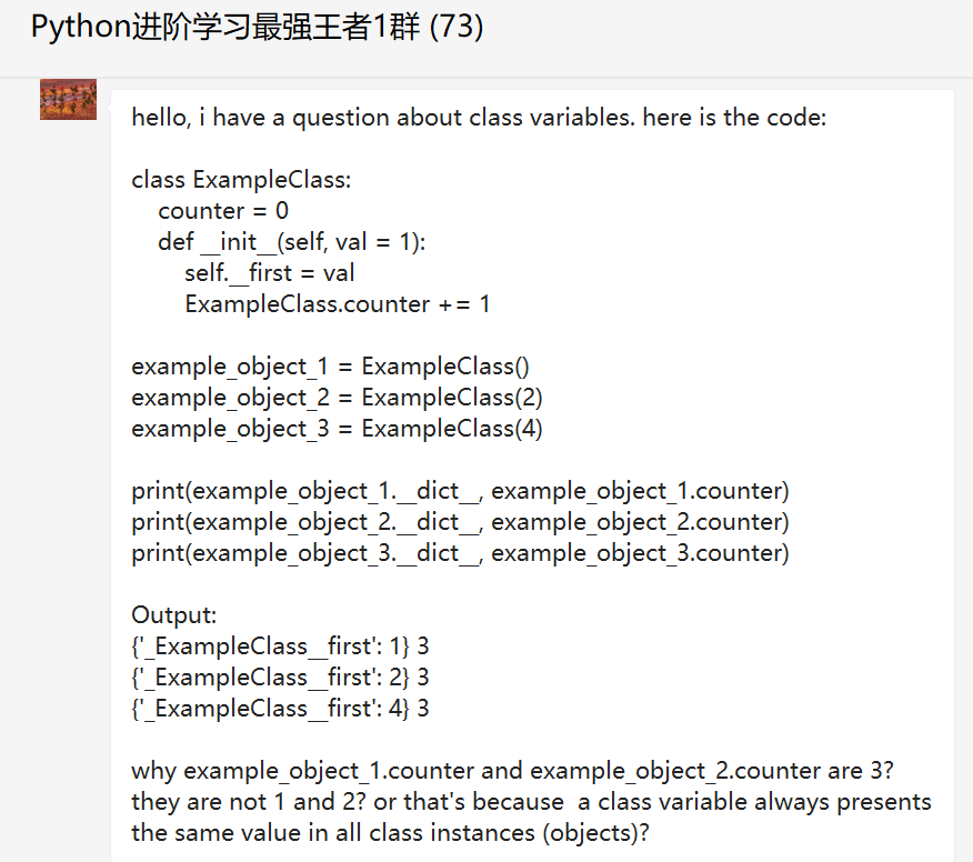 # yyds干货盘点 # Python类变量和实例变量，傻傻分不清楚