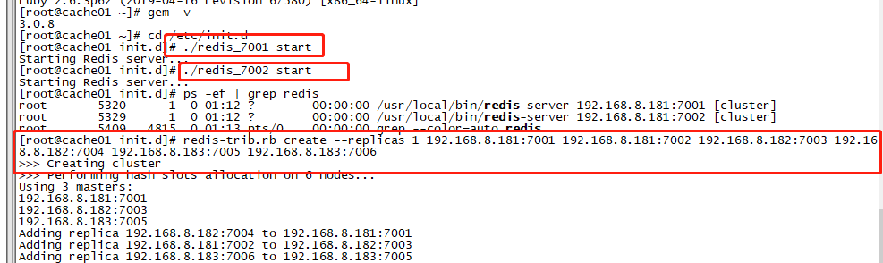 redis cluster 搭建报错Sorry can not connect to node 192.168.8.181:7001