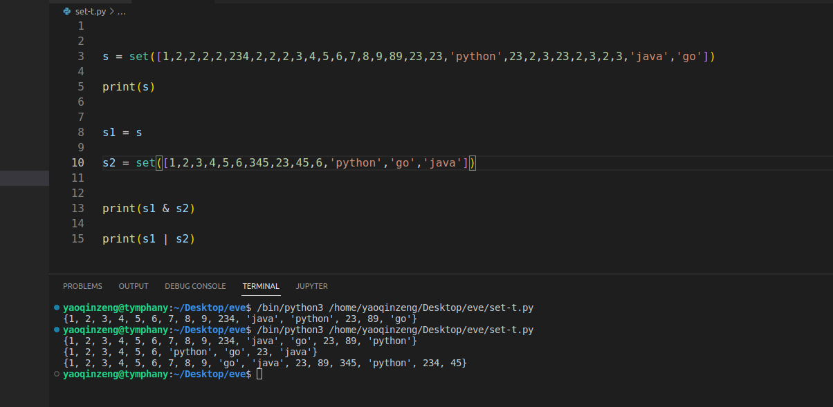 极客编程python入门-字典与SET