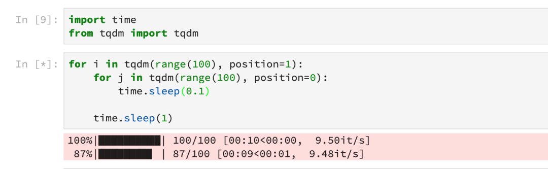 Python基础 | 一个被忽视的神器tqdm(续）_循环结构_02