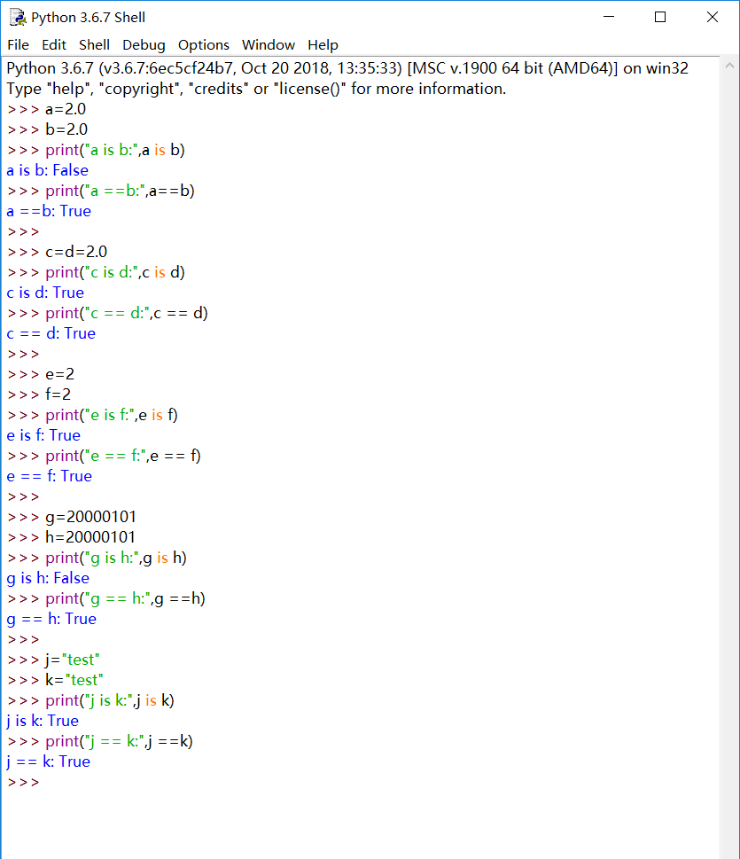 Python基础 is与==的区别_python