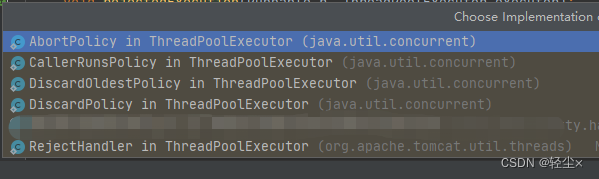 线程池ThreadPoolExecutor拒绝策略RejectedExecutionHandler