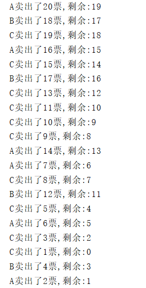 并发编程之买票问题