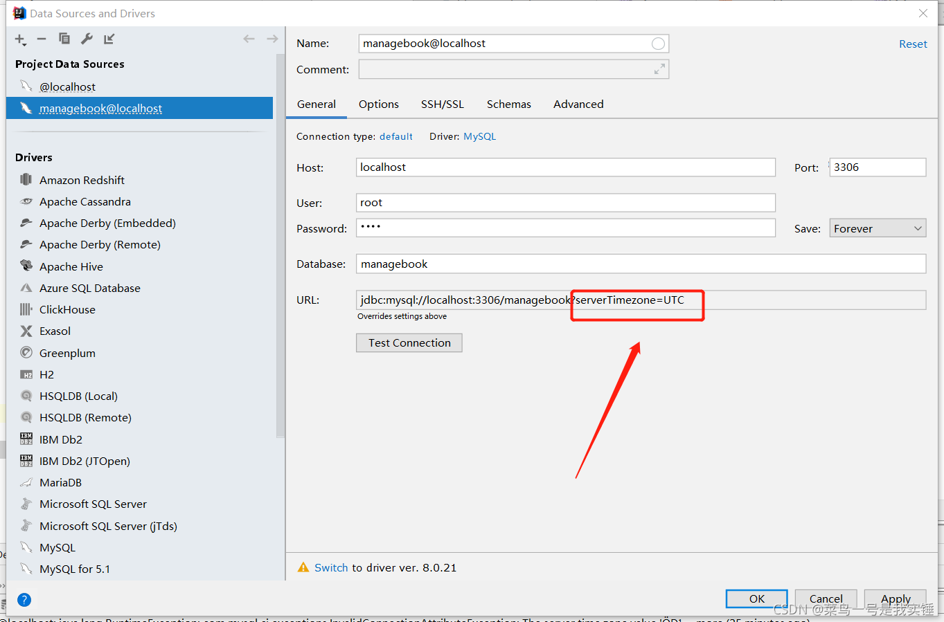 Could not create connection to database server.Attempted reconnect 3 times. Giving up.