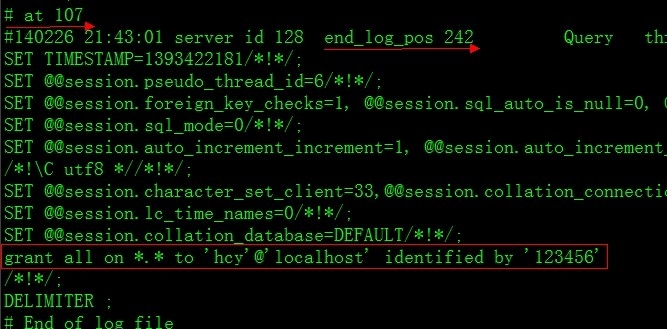 MySQL5.6创建用户密码不再明文显示在binlog二进制日志文件里
