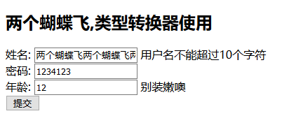 SpringMVC的数据验证和JSR 303国际化显示(十一)