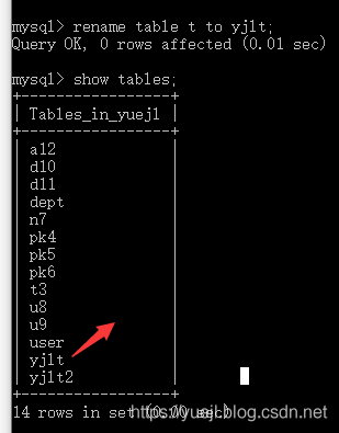 MySQL修改表结构(五)